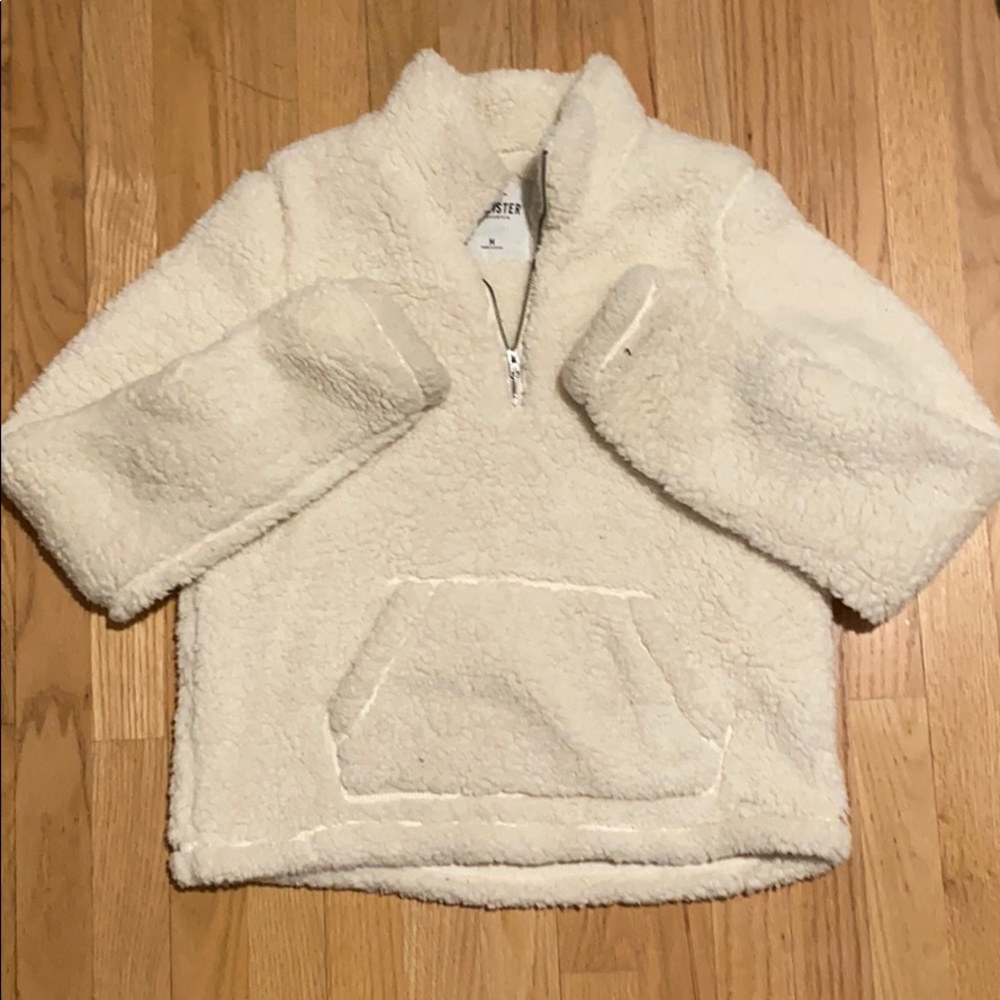 fuzzy quarter zip